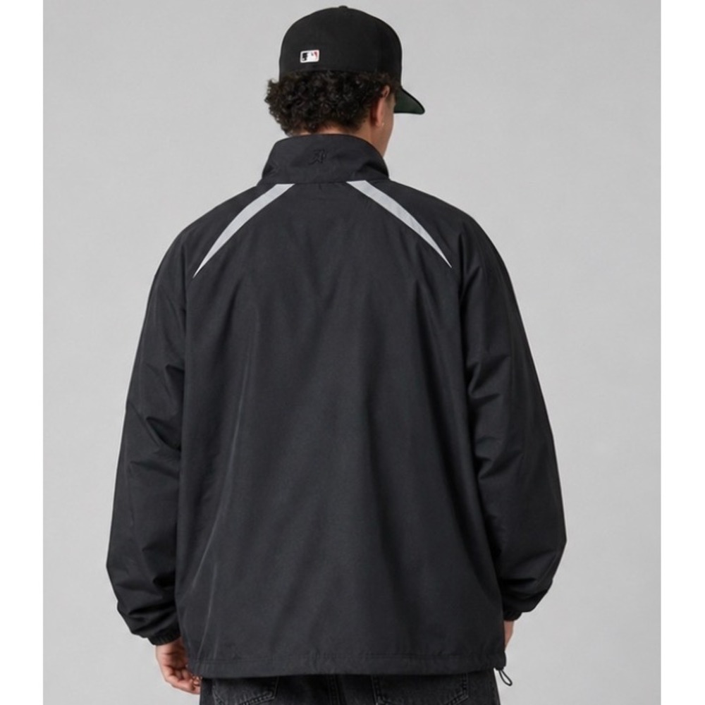 AX Ahead Extreme Jacket Mens XXL Black Quarter Zip Windbreaker Pullover Golf - Picture 3 of 10